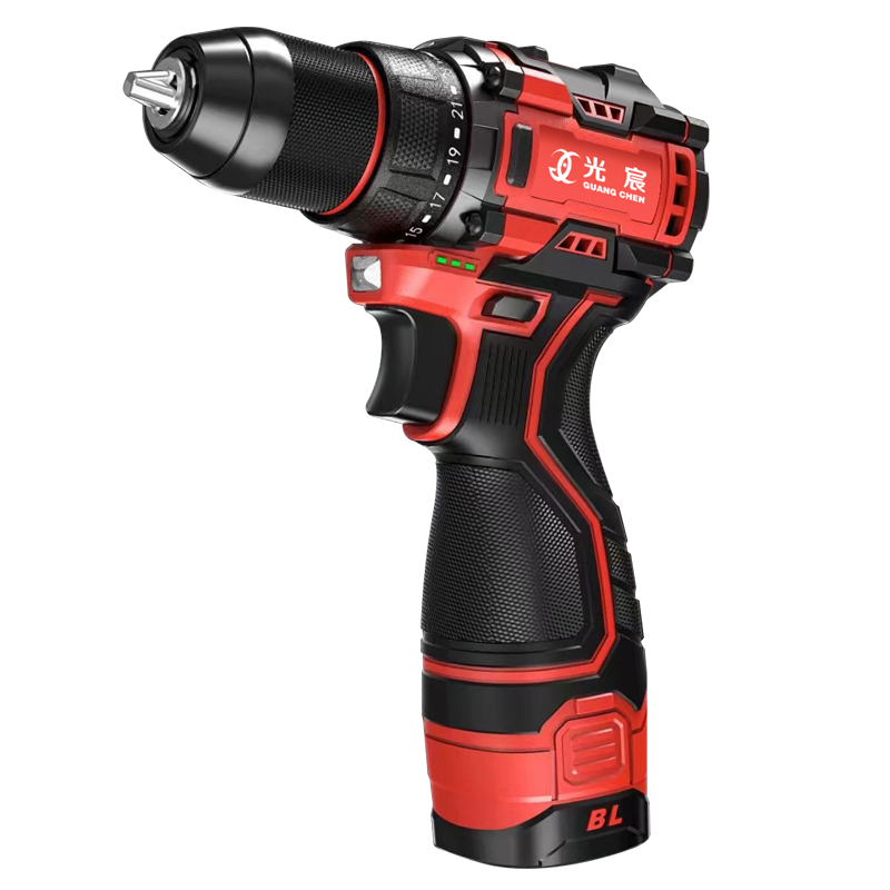 Efficient 16V lithium battery brushless dual speed electric drill